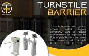 SINGLE LANE FLAP BARRIER TURNSTILE BARRIER WITH RFID READER