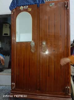 1 Safe almari & 1 wooden almari