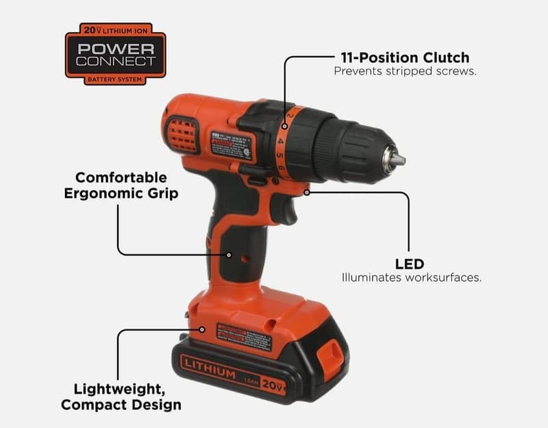 Black and decker drill ( quantity available) 2