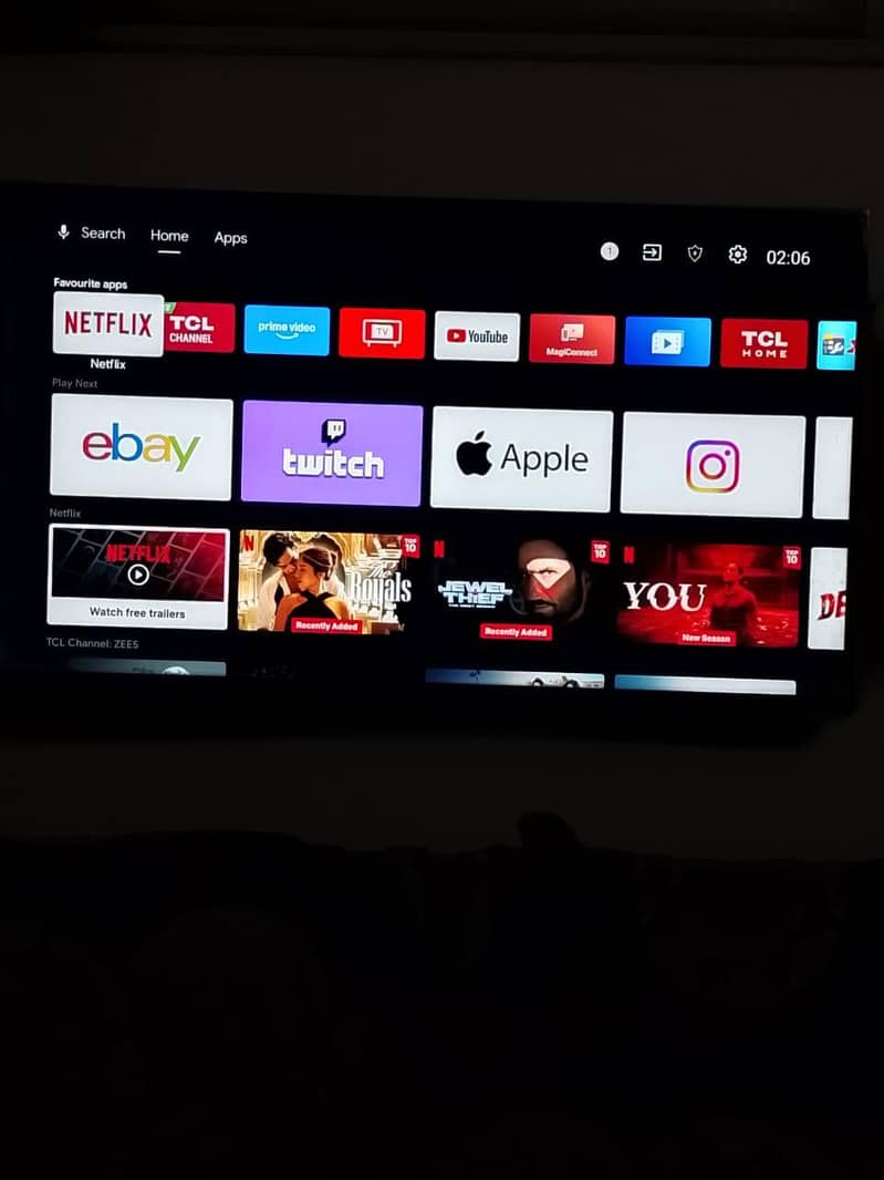 TCL 55inch P615 scratchless condition brand new condition 0