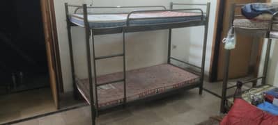 Double Bed with Mattresses for Sale