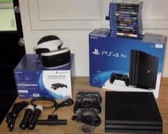 ps4 pro 1tb with all accessories