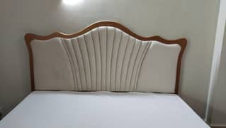 Bed Set // Double bed // King size bed //wooden bed with Spring mattre