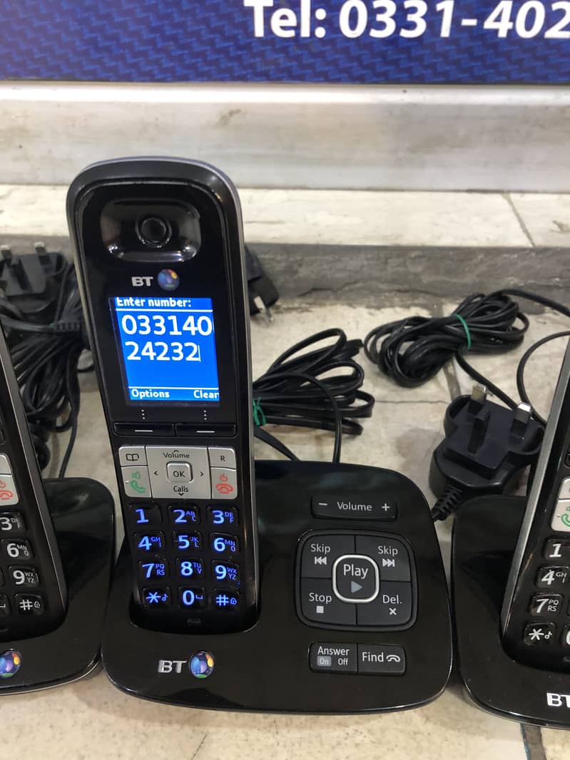BT Color Handset 6 set PTCL cordless phone Intercom 1