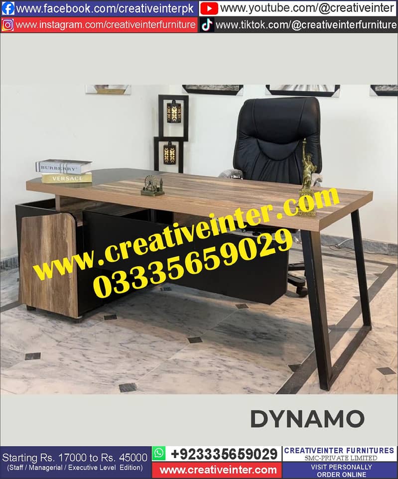 Office Table Study Table Working Desk Computer Gaming Table 9