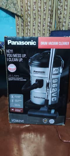 Panasonic vacume cleaner and blow option new 25 liter
