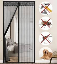 Mosquito magnetic mesh curtain, insects mesh curtain, magnetic curtain