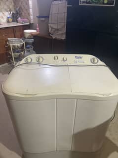 haier washing machine semi automatic