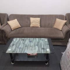 7 Seater Sofa Set And Center Tables 3 Pieces & 3 Pieces Carpets