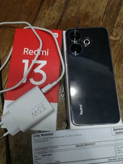 Redmi 13 new Mobile just box open 8gb 128 bg pta approved
