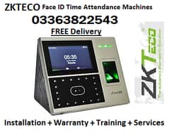 ZKTECO biometric + Face/Retina Time Attendance device + installation