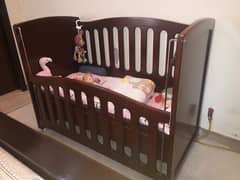 Baby Cot - solid wooden made