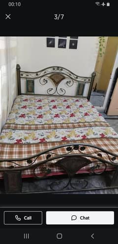 complete 6 pieces iron bed set