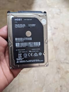HGST Leptop hard drive 1Tb