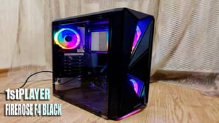 1STPLAYER FIREROSE F4 BLACK Gaming PC Case
