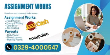 Part Time Full Time ! Typing ! Assignment Work ! Online Job