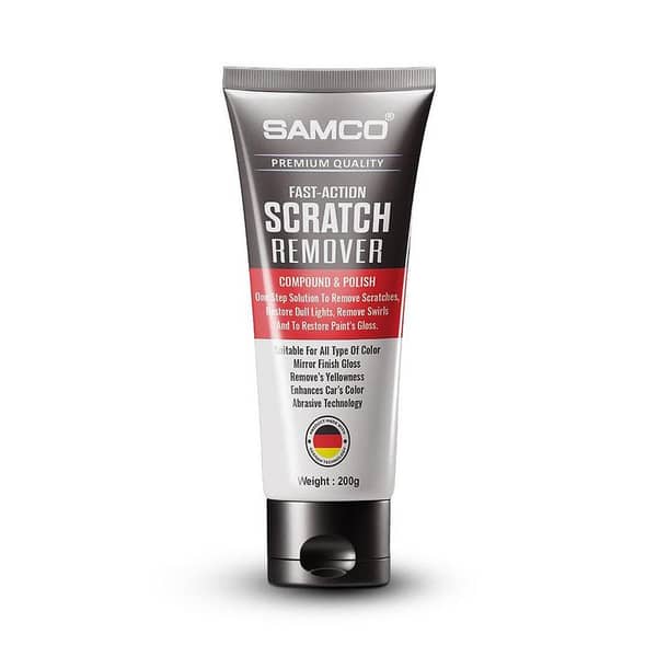 Samco 200g Scratch Remover for Cars - Eliminates Scratches, Swirls, and Water Spots