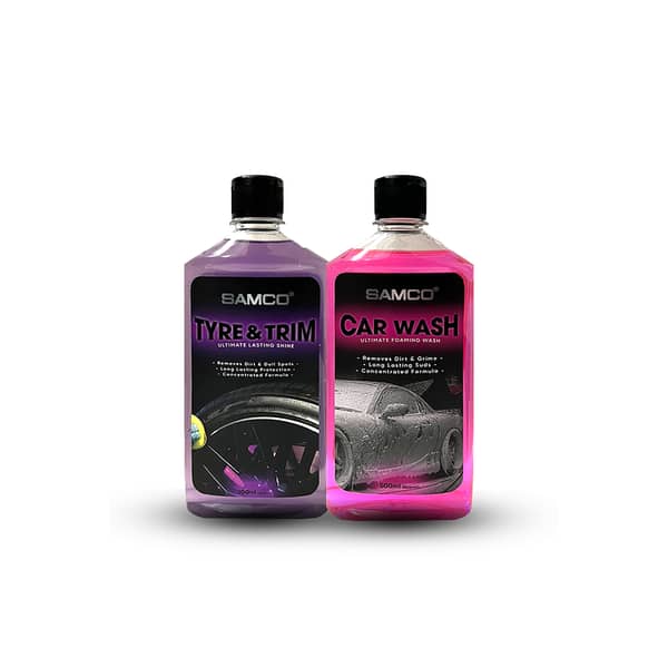 Samco Foaming Shampoo and Tyre & Trim Gel Set