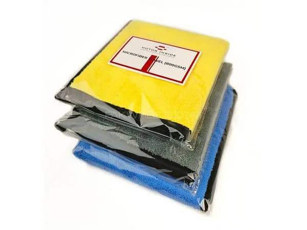 Motor Inside Microfiber Towel 800 GSM 40 X 40 (Pack of 3)
