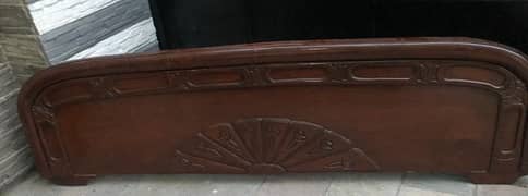 Solid wooden bed set