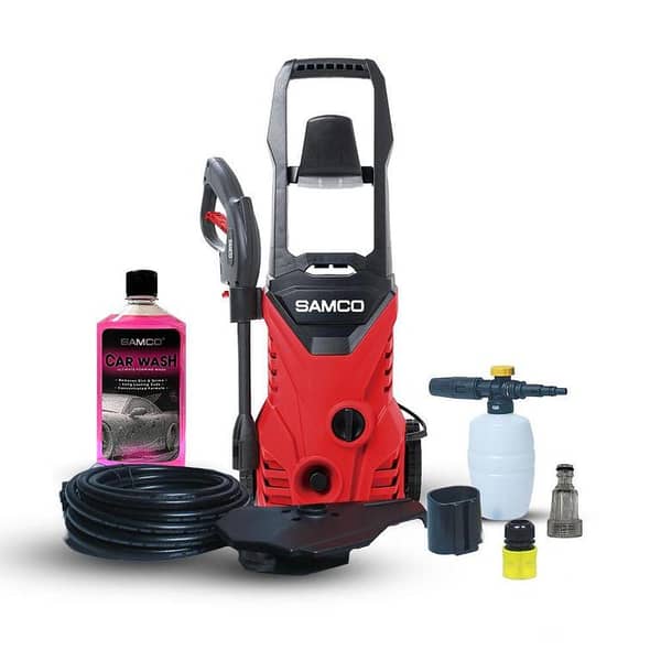 Samco 1600 Watts High Pressure Washer (130 Bar) with Foam Cannon and Samco Foaming Shampoo