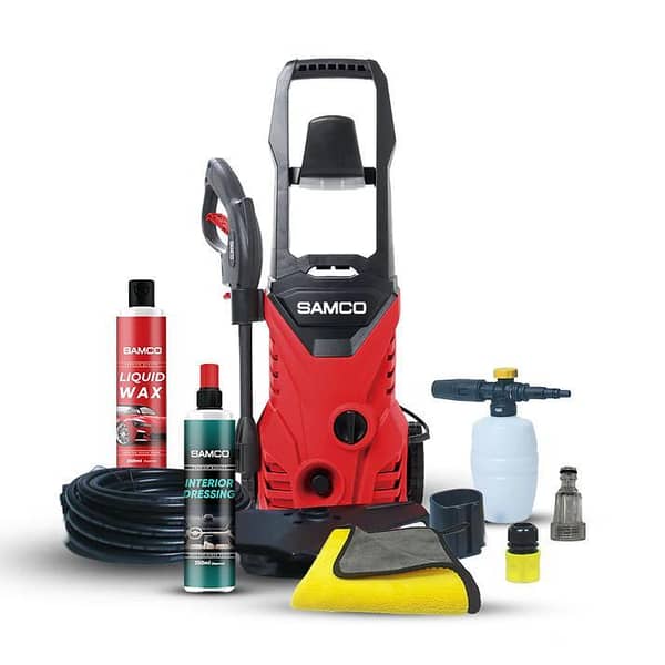 1600W High Pressure Washer (130 Bar) with Ultimate Shine Bundle for Cars and Motorcycles