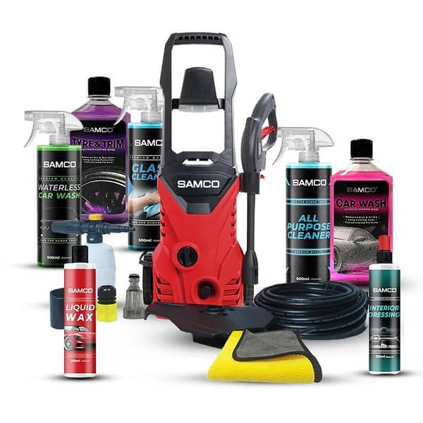 1400 Watts High Pressure Washer (110 Bar) with 8-in-1 Accessory Kit