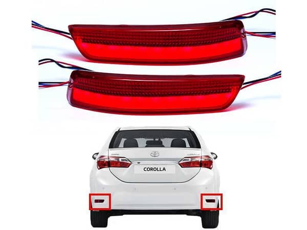 DLAA SL954 Rear Reflector Light for 2014-2020 Toyota Corolla