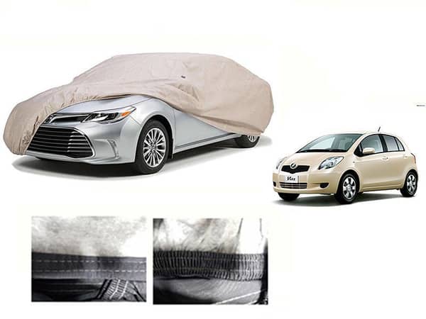 Toyota Vitz 2005-2010 PVC Cotton Car Top Cover
