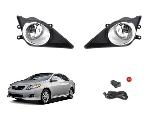 Pentair Fog Light LF V TY007 for 2009 Toyota Corolla - H16 Bulb, Waterproof, Plastic Case