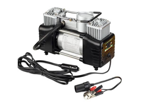 12V Dual Cylinder Tire Inflator Air Compressor – 150PSI