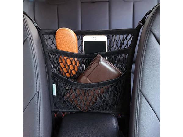 3 Layer Universal Net Organizer for Car Seat Back Storage