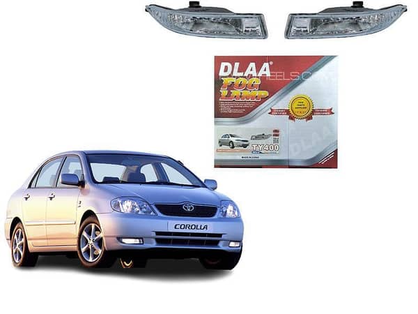 DLAA TY400 Fog Lights Compatible with 2002-2004 Toyota Corolla X