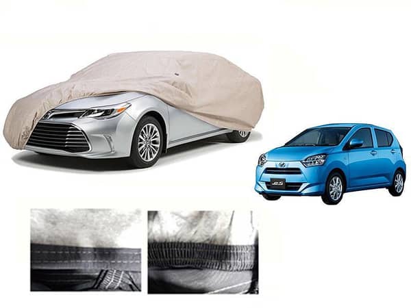 Daihatsu Mira Car Top Cover (2017-2021) - PVC and Cotton Material