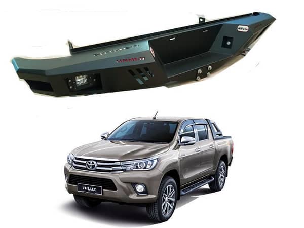 Hamer Sport V2 Rear Bumper Compatible with Toyota Revo Models from 2016 to 2020