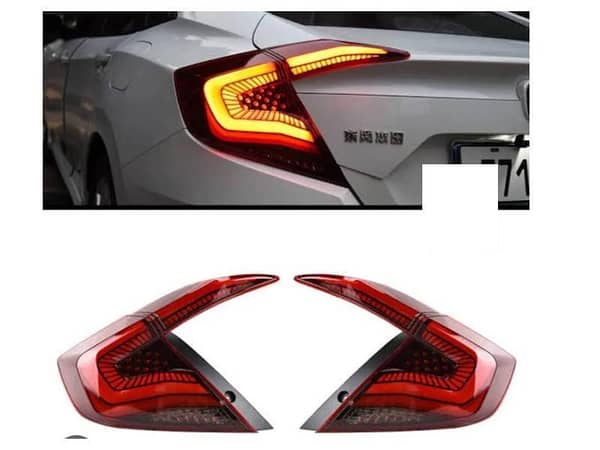 2016-2021 Honda Civic Audi Lava Style Tail Lamps