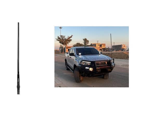 Car 4x4 5 Ft Unique Style Universal Pole Antenna Off Road Black Front Antenna