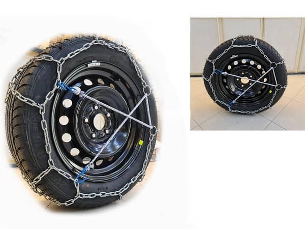 X-Small Tire Snow Chains for Anti-Skid Traction