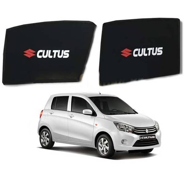 Sun Shades Car Curtains With Logo For Suzuki Cultus 2007-2016