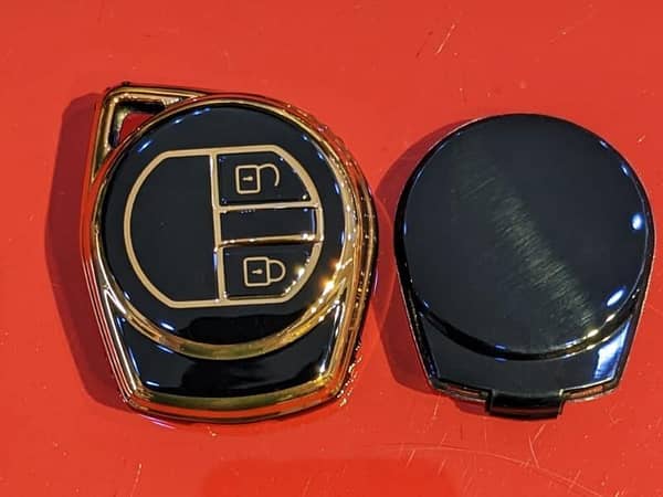 Suzuki Alto Car Key Case Cover in Glossy Black