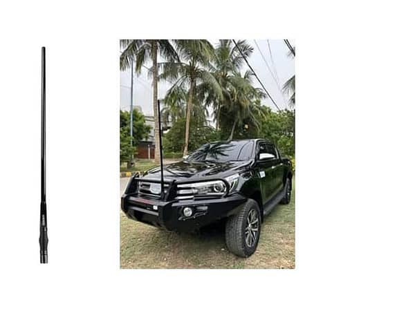 Car 4x4 Universal Pole Antenna Off Road Black Front Antenna