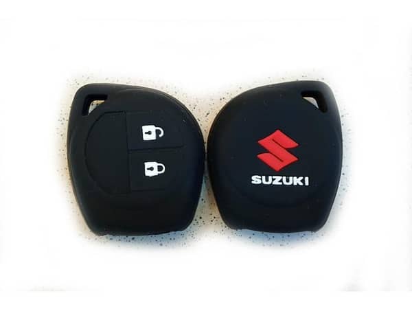 Black Soft Silicone Key Cover for Suzuki Alto 2019-2020