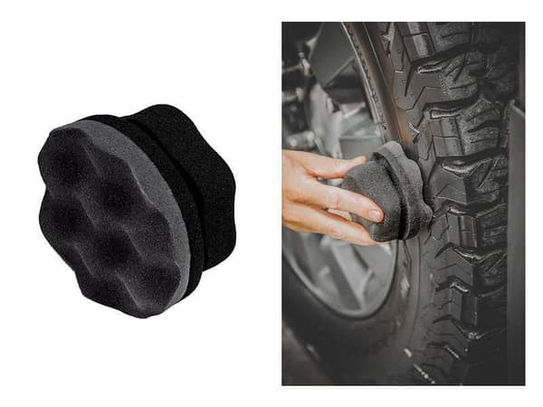 Tire Car Wax Applicator Pad With Handle Large
