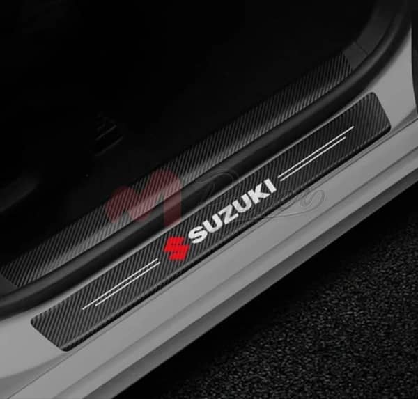 Suzuki Carbon Fiber Waterproof Door Sill Protectors - Set of 4