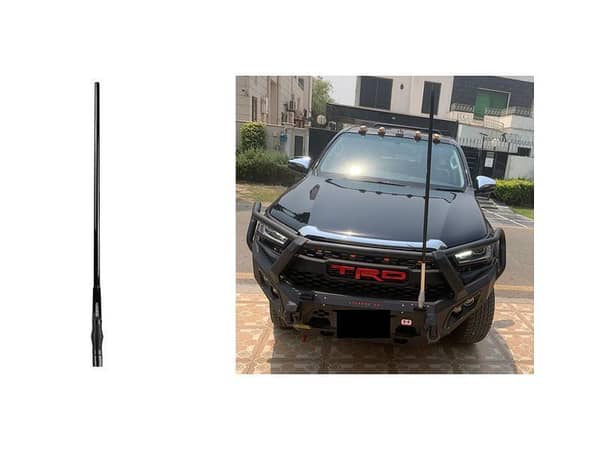 Car 4x4 4 Ft Universal Pole Antenna Off Road Black Front Antenna