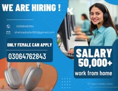 we are hiring females call center agent