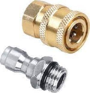 2pcs Set Brass Connector Washing Adapter 1/4" Female Quick Connection With M14*1.5