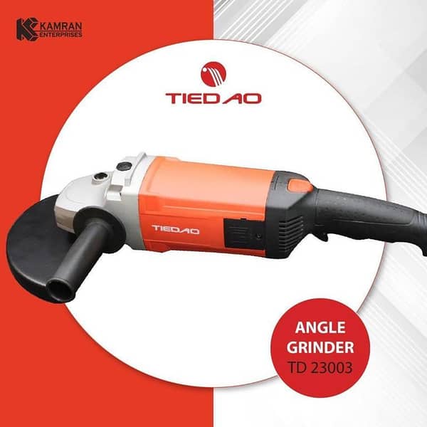 TIEDAO 9INCH ANGLE GRINDER TD23003 100%COPPER
