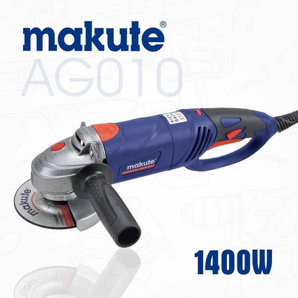 MAKUTE AG010 5INCH ANGLE GRINDER 1400WATTS - 100% COPPER