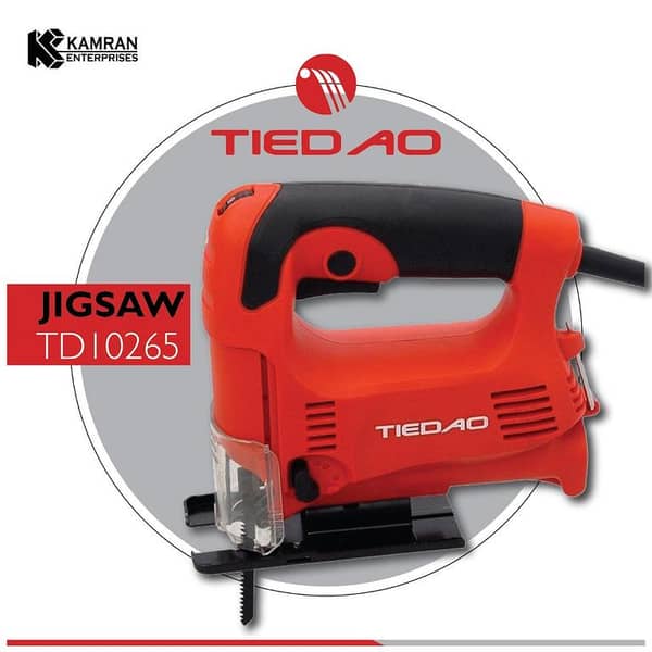 TIEDAO TD10265 Professional Series Jig Saw with 100% Copper Winding and 450 Watts Input Power